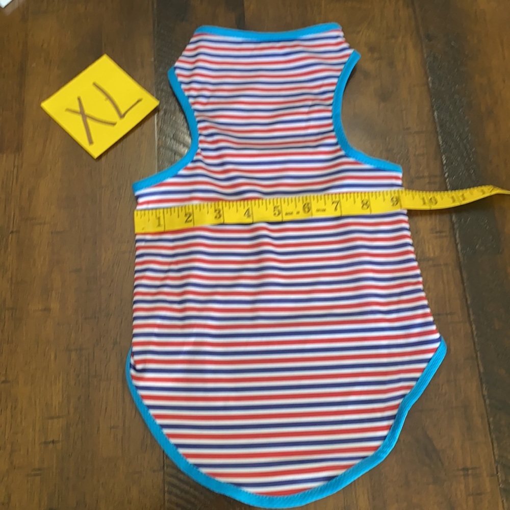 Striped Pattern Pet Tank - Picture 13 of 13